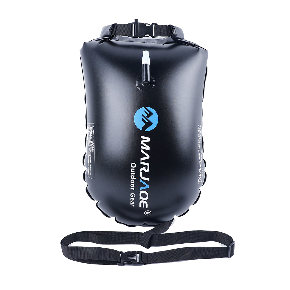 Swim Buoy Open Water - Airbag individual inflable abierto de PVC,